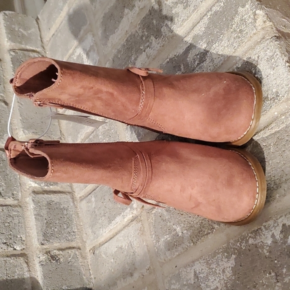 Old Navy boots size 8 Toddler mauve zipper tall boots NEW - Picture 2 of 9